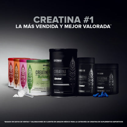 BIRDMAN | Creatina Monohidratada de Alta Pureza En Polvo Sin Sabor, Preworkout, Alto Rendimiento