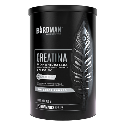BIRDMAN | Creatina Monohidratada de Alta Pureza En Polvo Sin Sabor, Preworkout, Alto Rendimiento